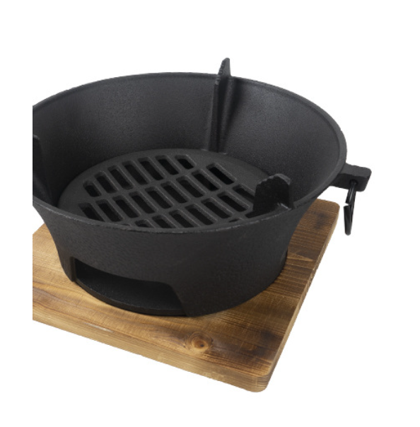 Multifunctional Outdoor Camping Iron Oven Picnic Carbon Furnace BBQ Oven Combination