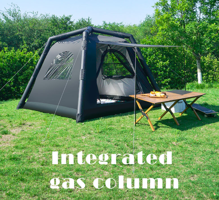 New Arrival 2x2m Square Inflatable Camping Tent Air Tents Easy Quick Set Up
