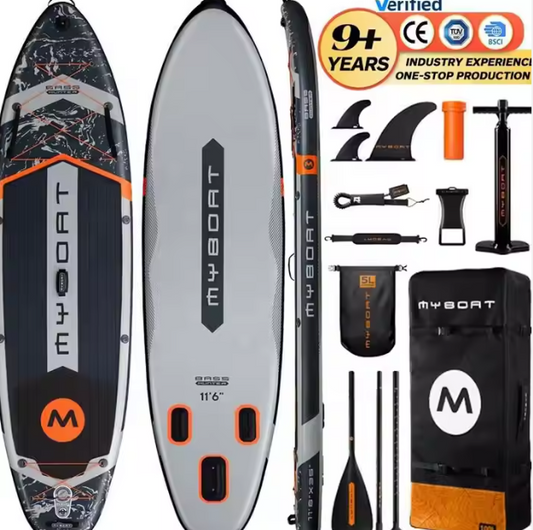 Factory Hot Sale Inflatable PVC Paddle Board Ocean Lake SurfBoard