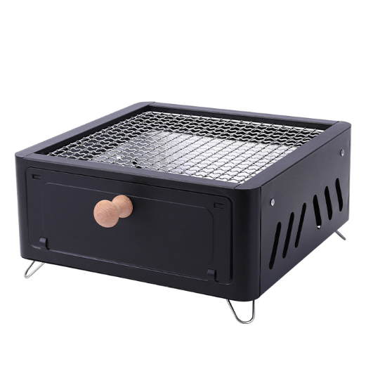 Multifunctional Mini Desktop Barbeque Grills Drawer Type Charcoal Oven Picnic BBQ Grills