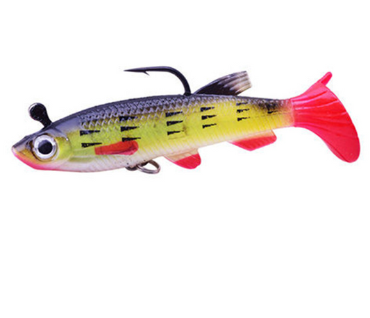 T-Shape Tail Fishing Lures Artificial Fishing Baits OEM ODM Customize