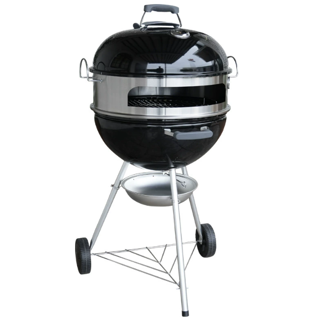 Portable Pizza Oven Kettle Charcoal Grill Barbeque Grills BBQ Stove Patio Backyard