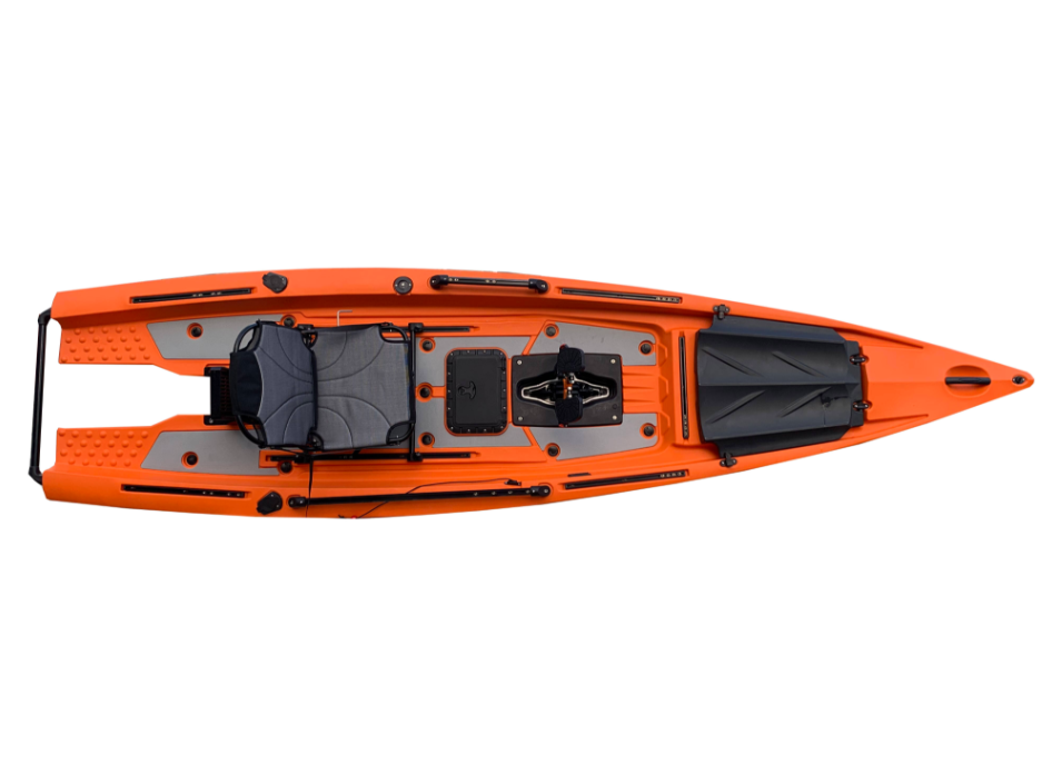 Customized 4m Pedal Drive Sit On Top Fishing Kayak With Electric Motor