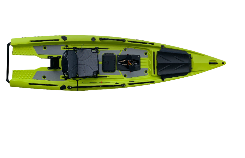 Customized 4m Pedal Drive Sit On Top Fishing Kayak With Electric Motor