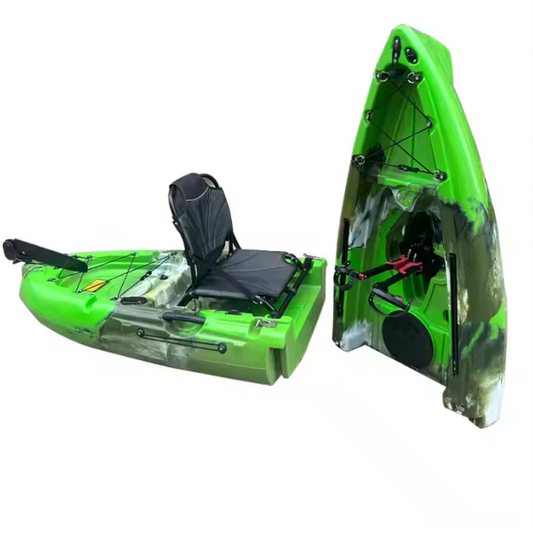 New Modular Two Section Splicing Plastic Fishing Kayak For Water