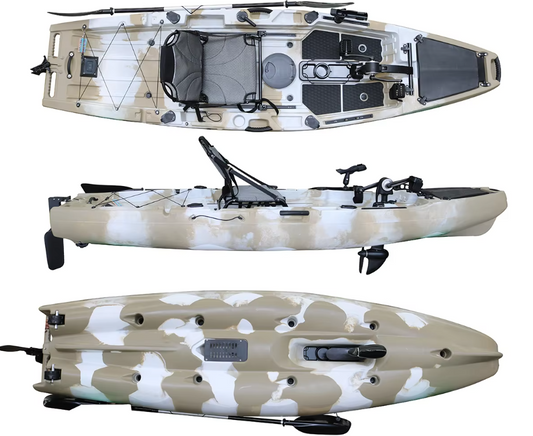 Wholesale Customize Single 3.2m Fishing Kayak With Pedal For River Lake