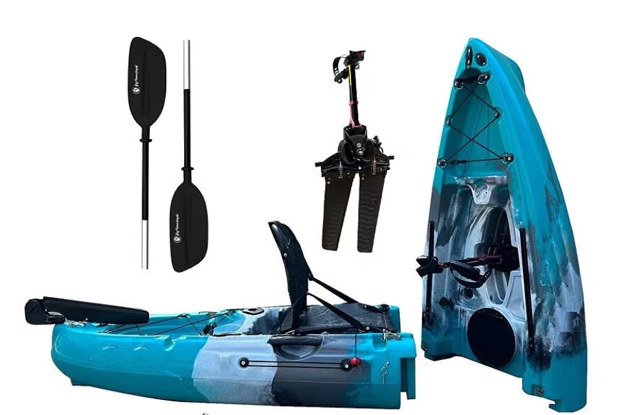 New Modular Two Section Splicing Plastic Fishing Kayak For Water
