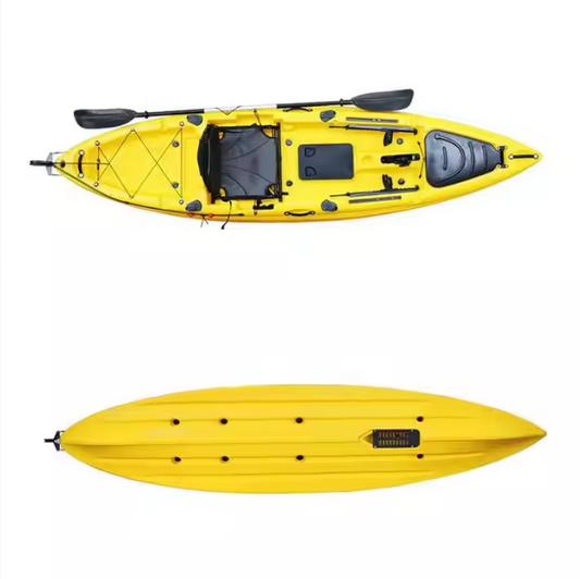 Wholesale Factory OEM 10 ft Sit -On-Top Fishing Kayak With Rudder System For Lake