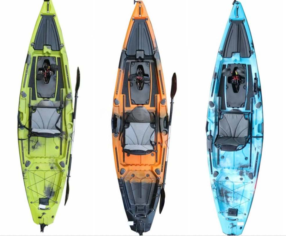 New Arrival 12 ft Fishing Kayak With Electric Motor And Fishing Holder