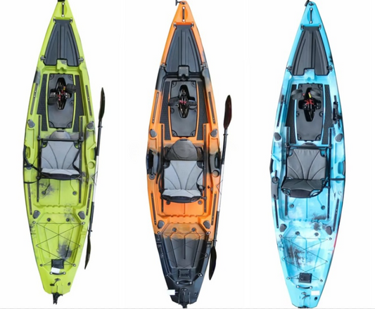 New Arrival 12 ft Fishing Kayak With Electric Motor And Fishing Holder