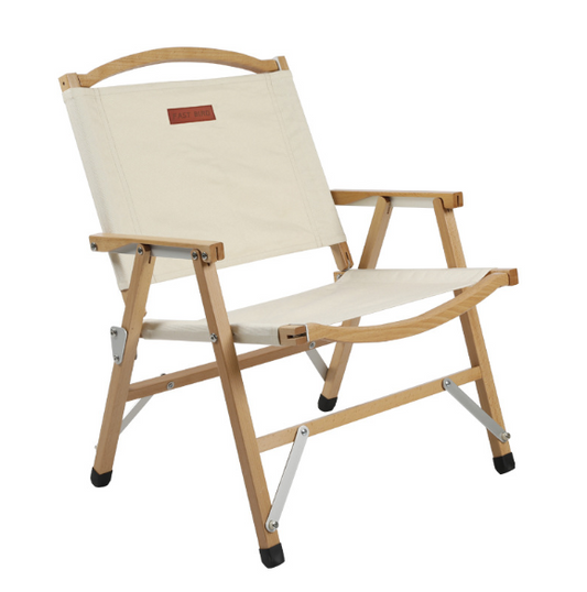 Wholesale OEM ODM Portable Campig Solid Wood Beech Kermit Chair Picnic Folding Chair