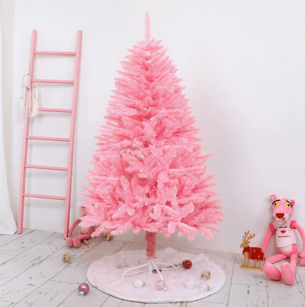 Fashion Outdoor PVC Pink Christmas Tree
