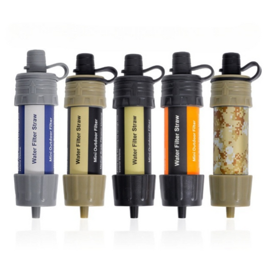 Factory OEM Design Outdoor Portable Mini Water Filter Straw Water Purifier For Camping Hiking Climbing