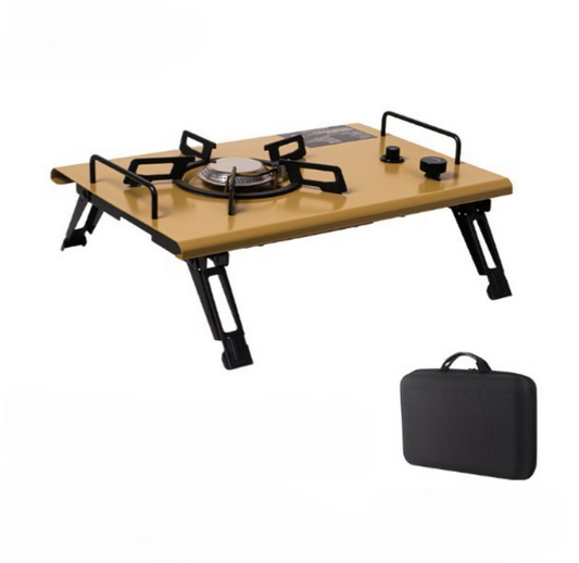 Camping Foldable 2 In 1 Multifunctional Cassette Furnace Vehicle-mounted Portable Gas Oven