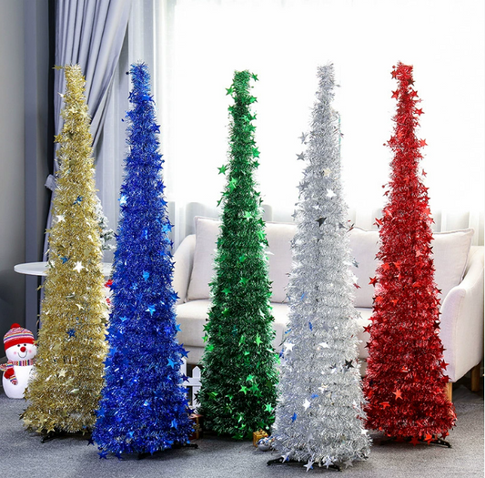Hot Sale Outdoor Folding Christmas Tree Portable Easy Storage Christmas Decorations