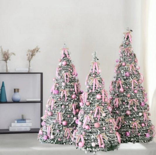 New Arrival 1.5m-2.1m PVC Outdoor Pop-Up Folding Christamas Trees With Decorations Home Collapsible Christmas Tree